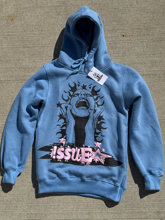 !ssue worldwide 2025 blue hoodie
